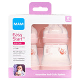 Botella anticólica mate MAM Easy Start, 5 oz, paquete 2