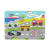 Wooden matching puzzle, J′adore, Vehicles