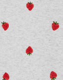 Mamelucos Fresas Manga Larga x 4 Uds
