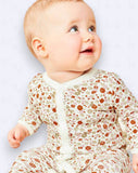 Pijama Entera Flores Otoño