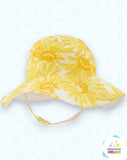 Sombrero Playa Reversible Amarillo