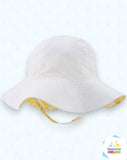 Sombrero Playa Reversible Amarillo