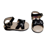 Penny Sandalias Gato Negro Hebilla