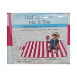 Fold up beach mat & tote