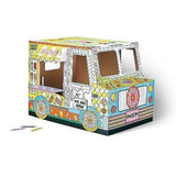 Mondo Llama Colorea tu propio kit de arte DIY de camión de helados