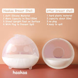 haakaa Ladybug - Recolector de leche materna con conchas maternas