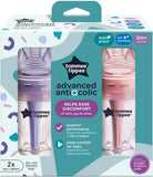 Set 2 chupones Tommee tippee 0m