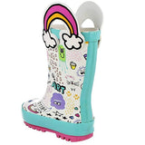 Botas para lluvia arcoiris