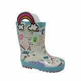 Botas para lluvia arcoiris