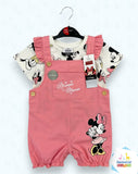 Set 2-piezas Overall Minnie Mouse