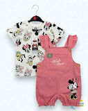 Set 2-piezas Overall Minnie Mouse