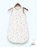 Saco de Dormir Acolchado Blanco con lunas