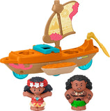 velero de canoa de la princesa de Disney, Moana y Maui