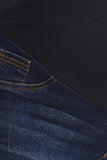 Jeans maternal azul oscuro roto M