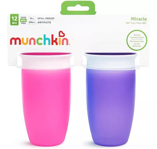 Vasos 360° 2 pack fucsia morado