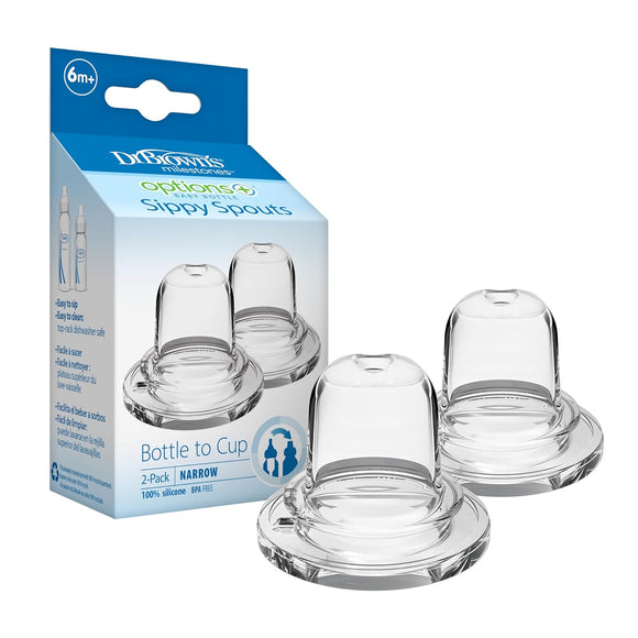 Dr. Brown's -Repuesto de tetina Sippy Bottles, cuello angosto