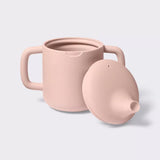 Vaso de entrenamiento de silicona de 8 oz - Rosa - Cloud Island