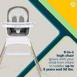 Silla alta giratoria Safety 1st Grow and Go - Gris francés