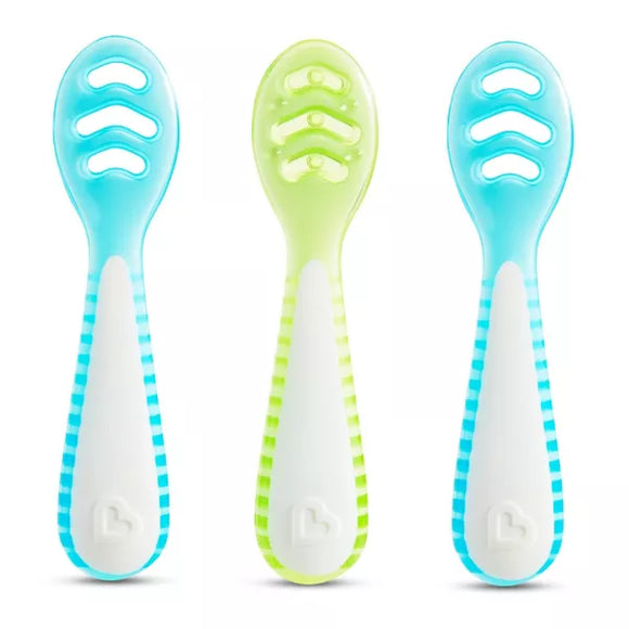 Munchkin Gentle Dip Self-Feeding Spoons - 3pk