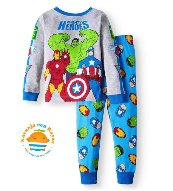 Pijama Héroes Marvel 4t