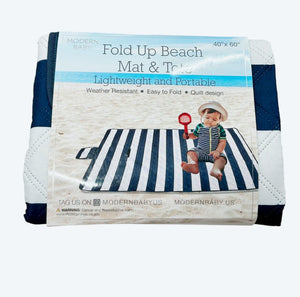 Fold up beach mat & tote