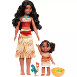 Disney Moana 2 Conjunto de hermanas Moana y Simea con muñecas de moda y accesorios