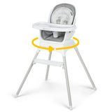 Safety 1st Grow and Go Rotating High Chair, Ceniza Suave