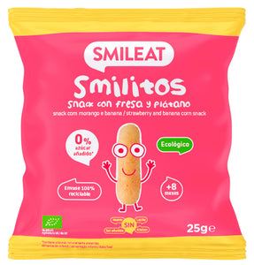 Smileat smilitos sanack con fresa y platano