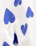 Set 2 piezas Abrigo y Leggins Corazones
