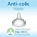 Repuesto tetina nivel Y cuello ancho