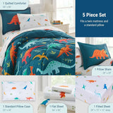 Juego de cama individual Dinosaurios