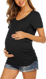 Blusa maternal y lactancia negra