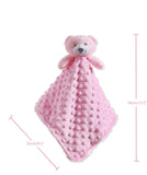 Manta de apego oso rosa