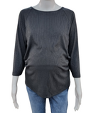 Blusa embarazo y lactancia gris oscuro