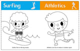 Color and Learn Workbook My First Color and Learn: Let's Play Sports