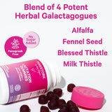 Pink Stork Gomitas de Apoyo a la Lactancia