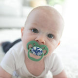 Chupetas Advantage azul brilla en la oscuridad 6-18 meses