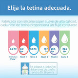 Repuesto tetina nivel Y cuello ancho