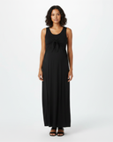 Vestido largo embarazo y lactancia negro XL