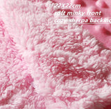 Manta de apego oso rosa