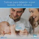 Repuesto tetina nivel Y cuello ancho