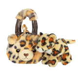 Bolso de peluche tigre