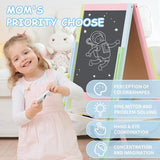 Pizarra de madera doble