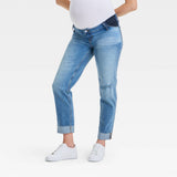 Under Belly Low-Rise Straight Maternity Pants