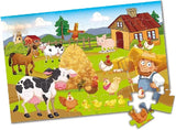 Happy farm jumbo floor puzzle
