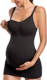 Blusa tirantes con clip y brassier integrado negra