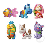 Mould and Paint Cute Pets Kit animales