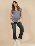 Jeans con pancita wash black Sonoma
