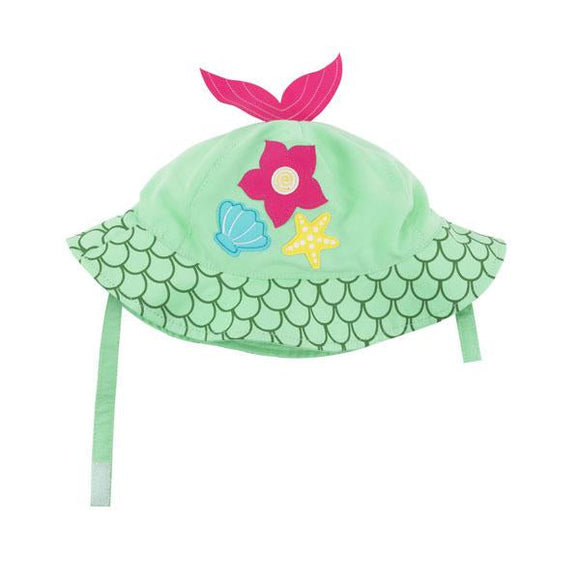 Gorra de sol para bebé - Sirena - 12-24M