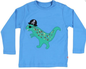 Camisa dinosaurio azul